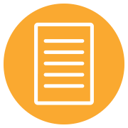 document with writing icon