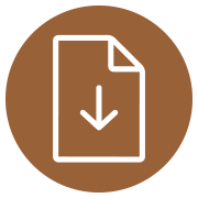 document with a down arrow icon
